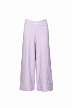 Alex Culottes Housut, Lavender Dot