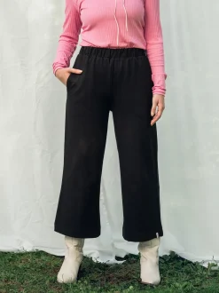 Anna Culottes Housut, Musta