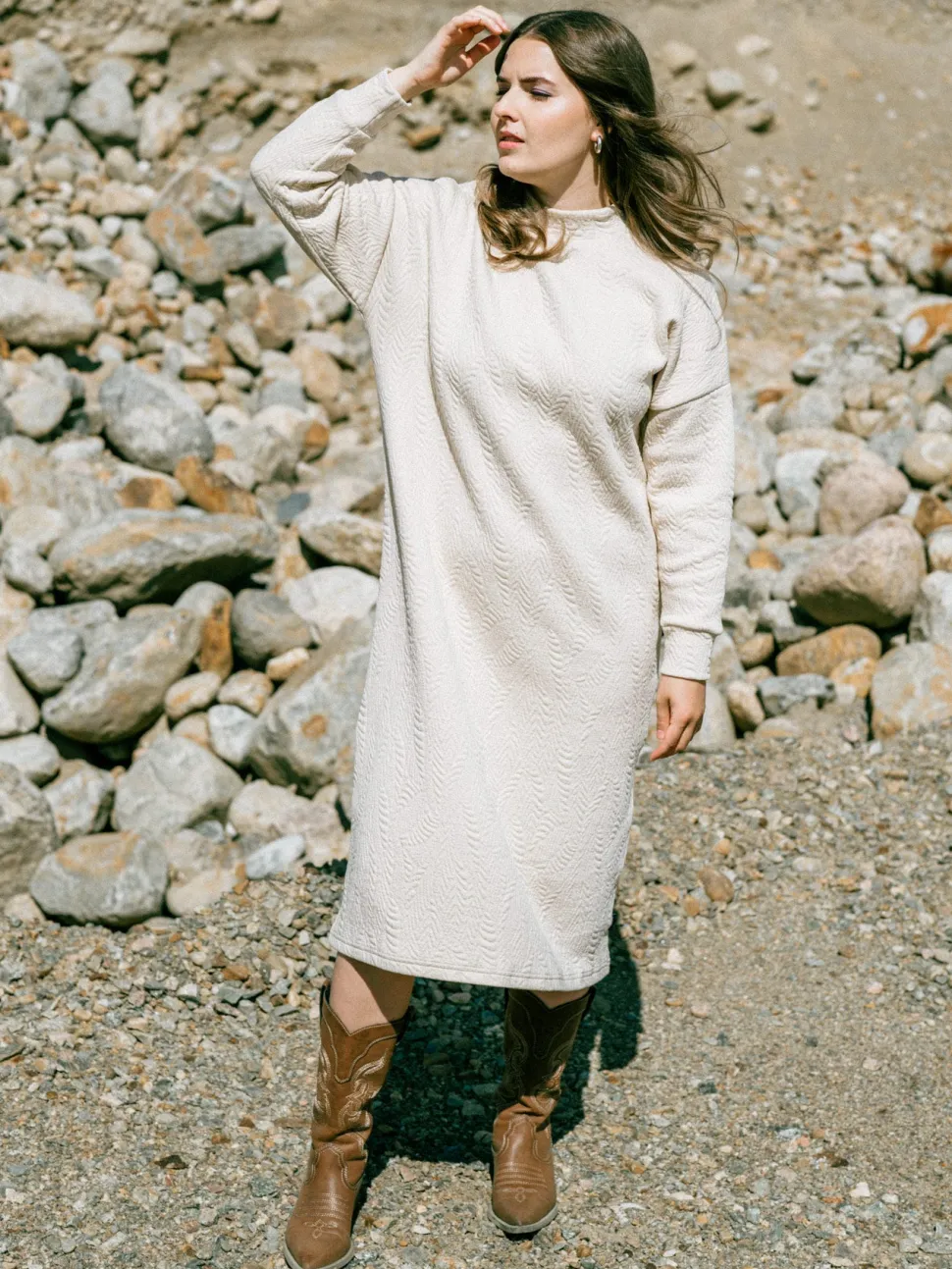 Bonnie Mekko, Wild Jacquard, Light Beige