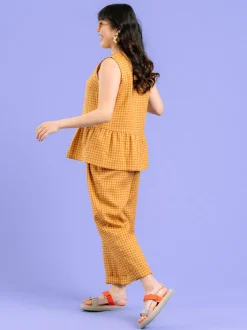 Lia Pellavatoppi, Gingham Orange